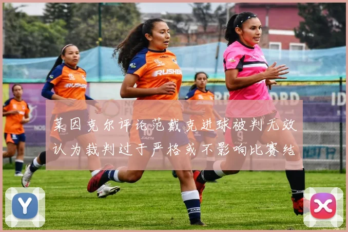 莱因克尔评论范戴克进球被判无效认为裁判过于严格或不影响比赛结果
